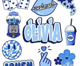 Personalized Camp Stickers,