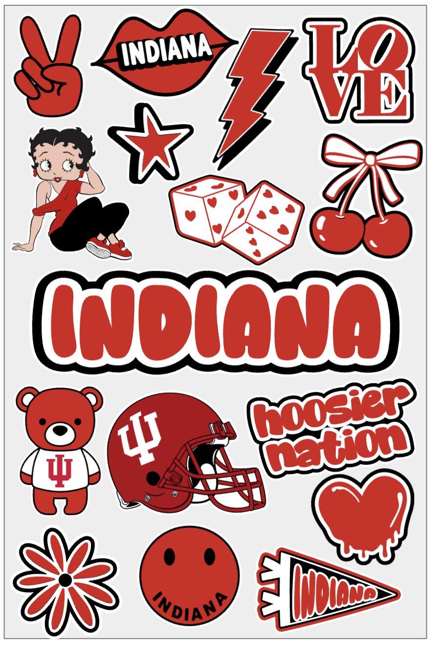 Custom College Stickers - Etsy