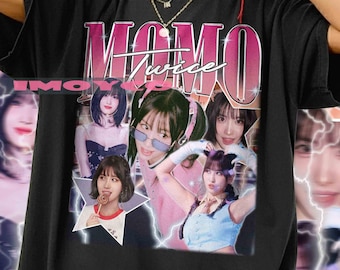 Twice Momo Retro Bootleg T-shirt - Twice Shirt - Kpop Shirt - Kpop