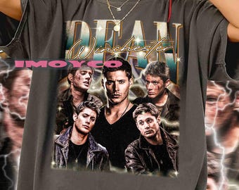 Retro Dean Winchester T-Shirt – 2000s Supernatural Fan Tee