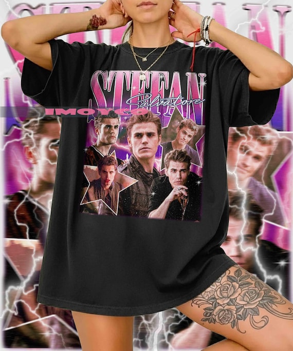 Limited Stefan Salvatore Vintage T-Shirt, Gift For Women and Man Unisex TShirt, Stefan Salvatore Retro Shirt, Stefan Salvatore Sweatshirt