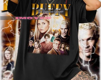 Buffy The Vampire Slayer Shirt,buffy the vampire slayer tshirt, buffy the vampire slayer print T-shirt, buffy angel,buffy summers Merch tee