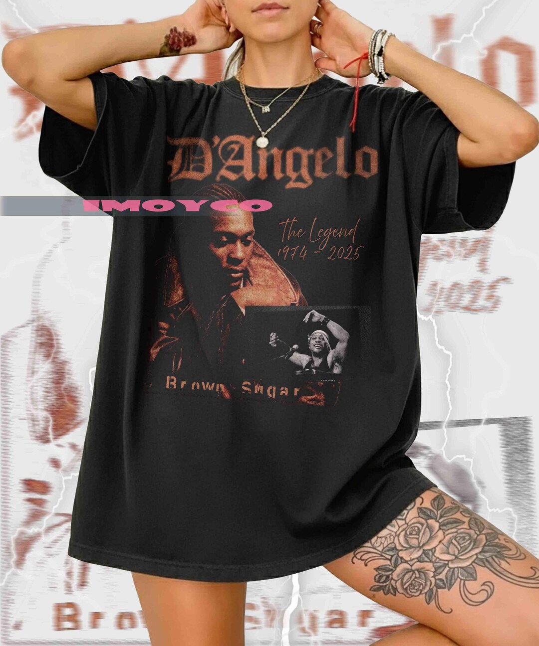 D'angelo T-shirt, Brown Sugar Tour Tee, Retro 90s R&B Music - Etsy