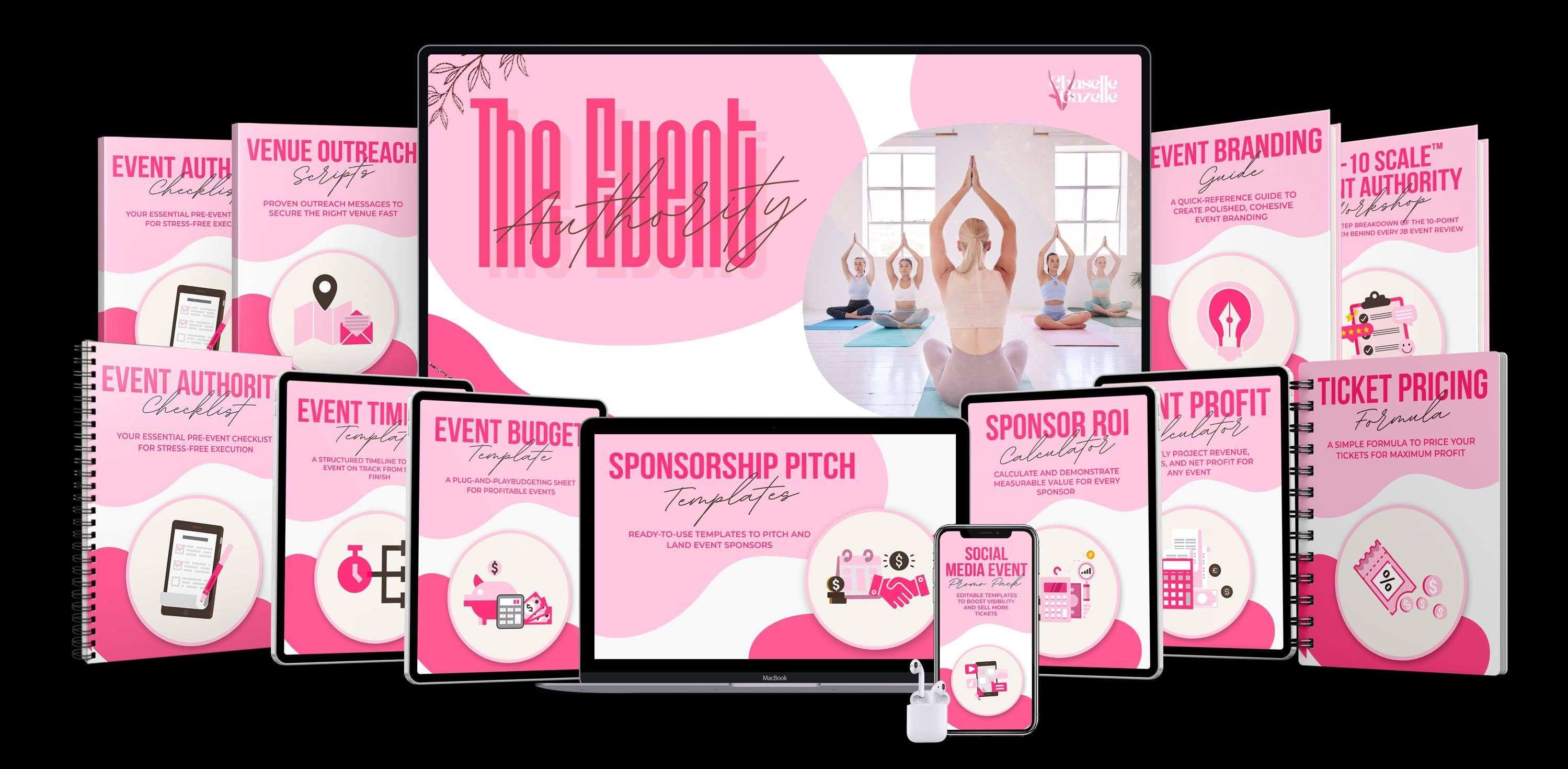 Event Sponsorship & Investor Kit: Event Planner Template, Pitch Deck ...