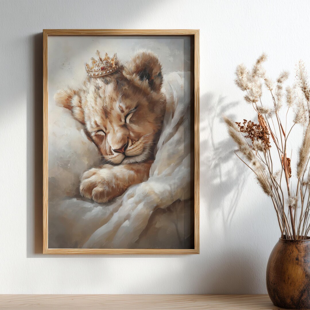 Lion Judah Nursery Wall Art Christian Baby Decor Printable Digital ...