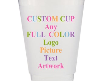 Full Color Personalized Frosted Shatterproof Cups-Custom Reusable Cups