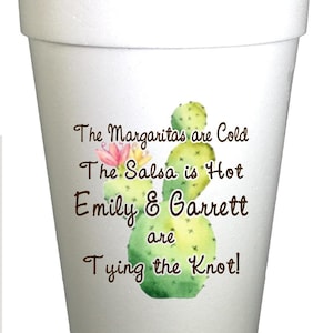 Any Custom Logo Personalized Engagement Party Styrofoam Cups