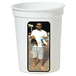 Personalized Photo Full Color Stadium Cups: Custom Party Favors