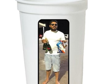 Personalized Photo Full Color Stadium Cups: Custom Party Favors