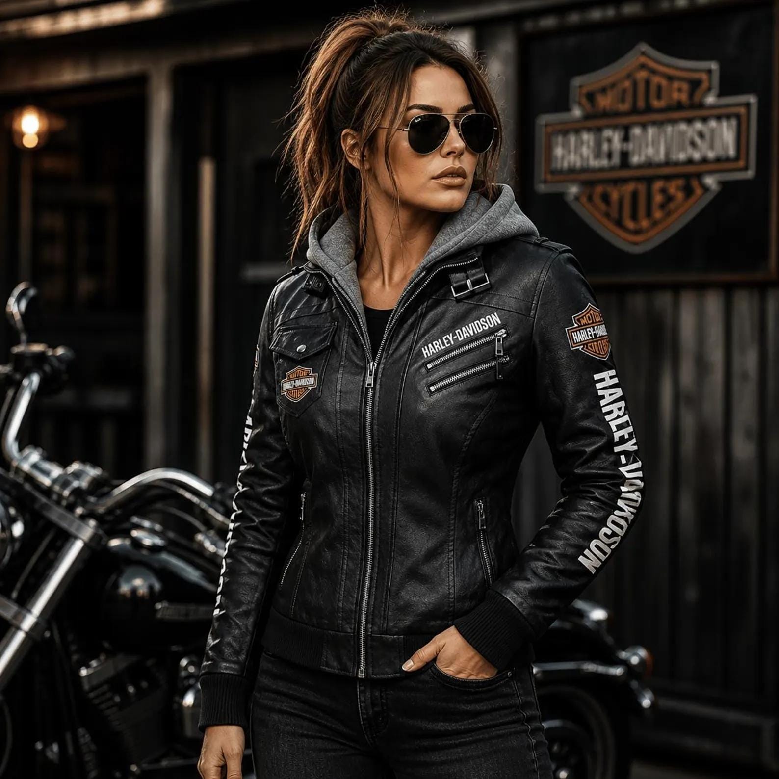 Harley Davidson Racing Jacket - Etsy