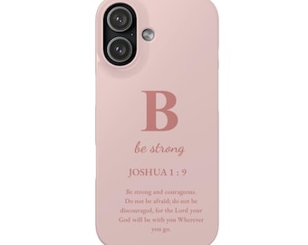 Pink Bible Scripture Phone Case iPhone Samsung | Snap Case