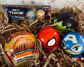 Marvel, Superheroes, Marvel Gift, Boys Birthday Gift, Girls Birthday Gift, Marvel Fan, Marvel Surprise Box, Hulk, Spiderman, Iron Man, Thor