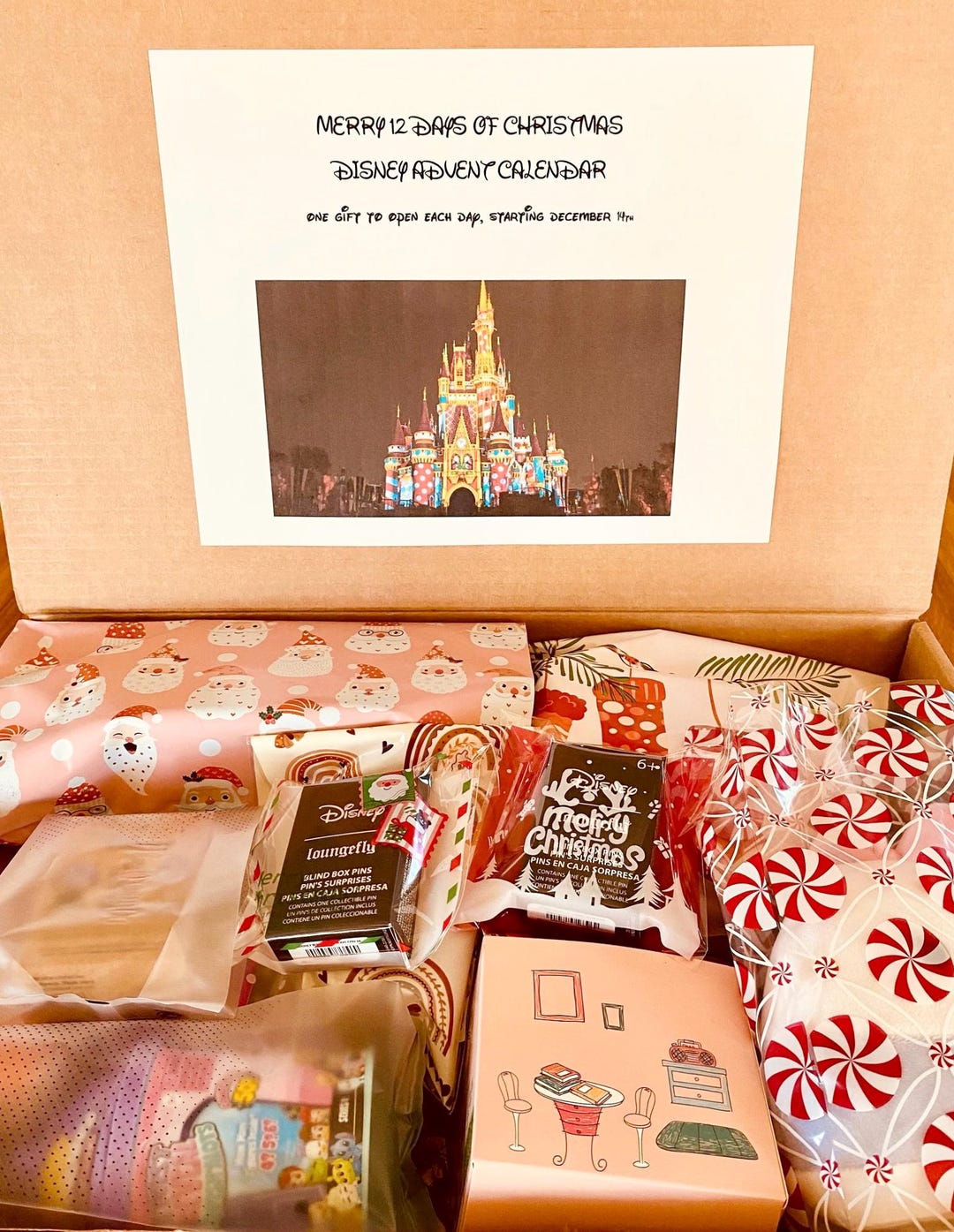 Disney Gift Box Disney Advent Calendar Disney Christmas Gift Disney Fan