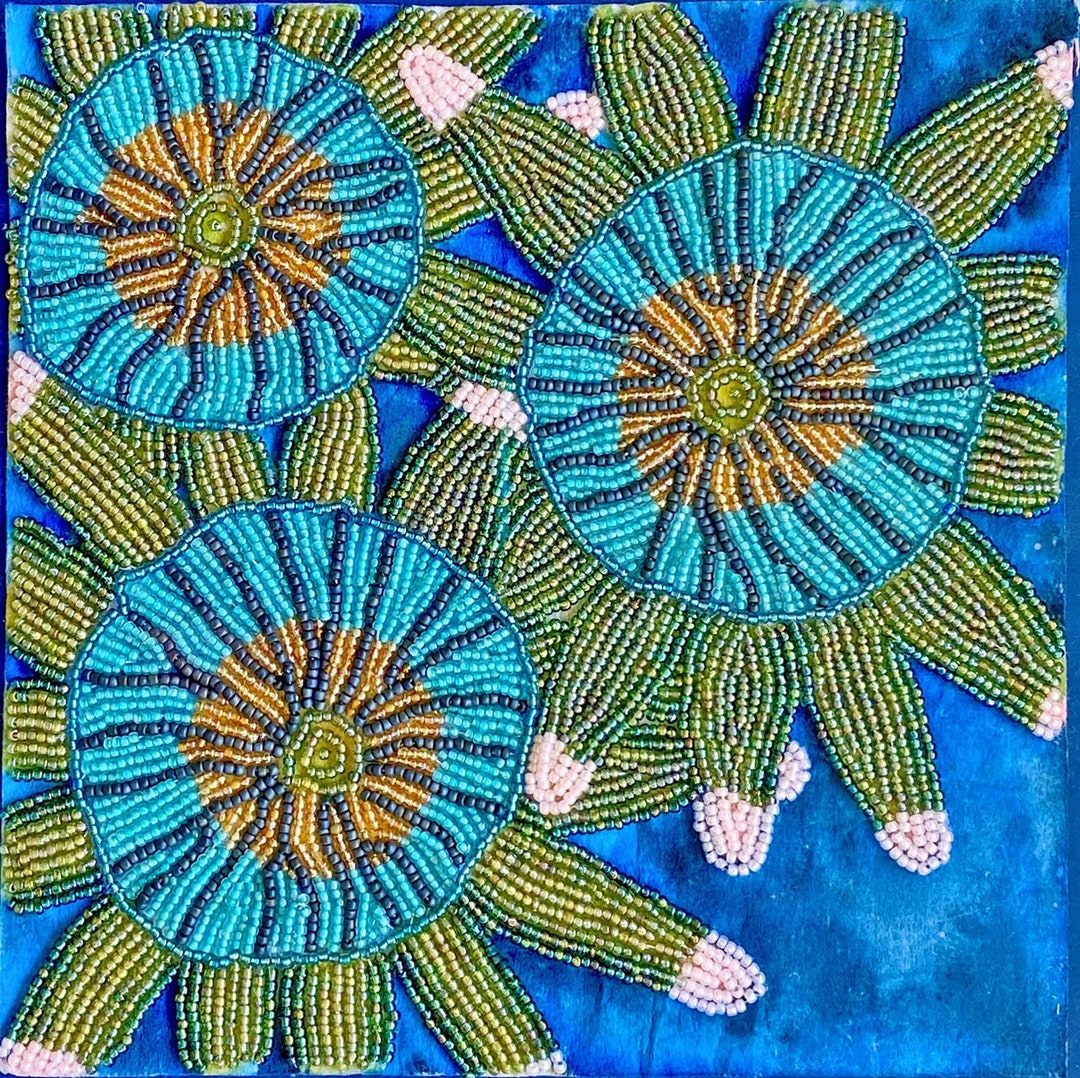 Bead Embroidery Kit Sea Anemone Design - Etsy