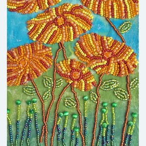 Pärlbroderikit Wildflower Design bild 3
