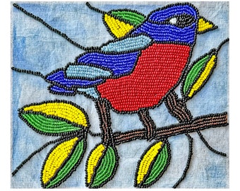 Getting Started Robin Bead Embroidery Kit