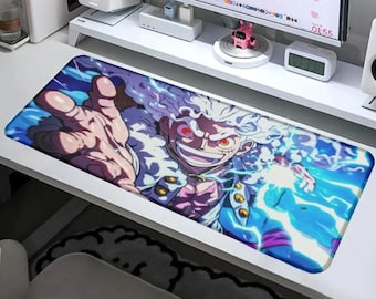 One Piece Desk Mat Luffy Mouse Pad Anime Desk Accessories for gift