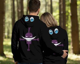 One Piece Anime Hoodie – Whitebeard & Ace Cosplay, Unisex Fit