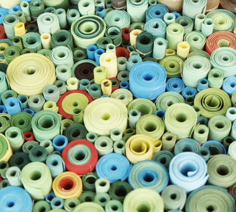 Modern wall art Original 3Dimensional paper art rolled Etsy