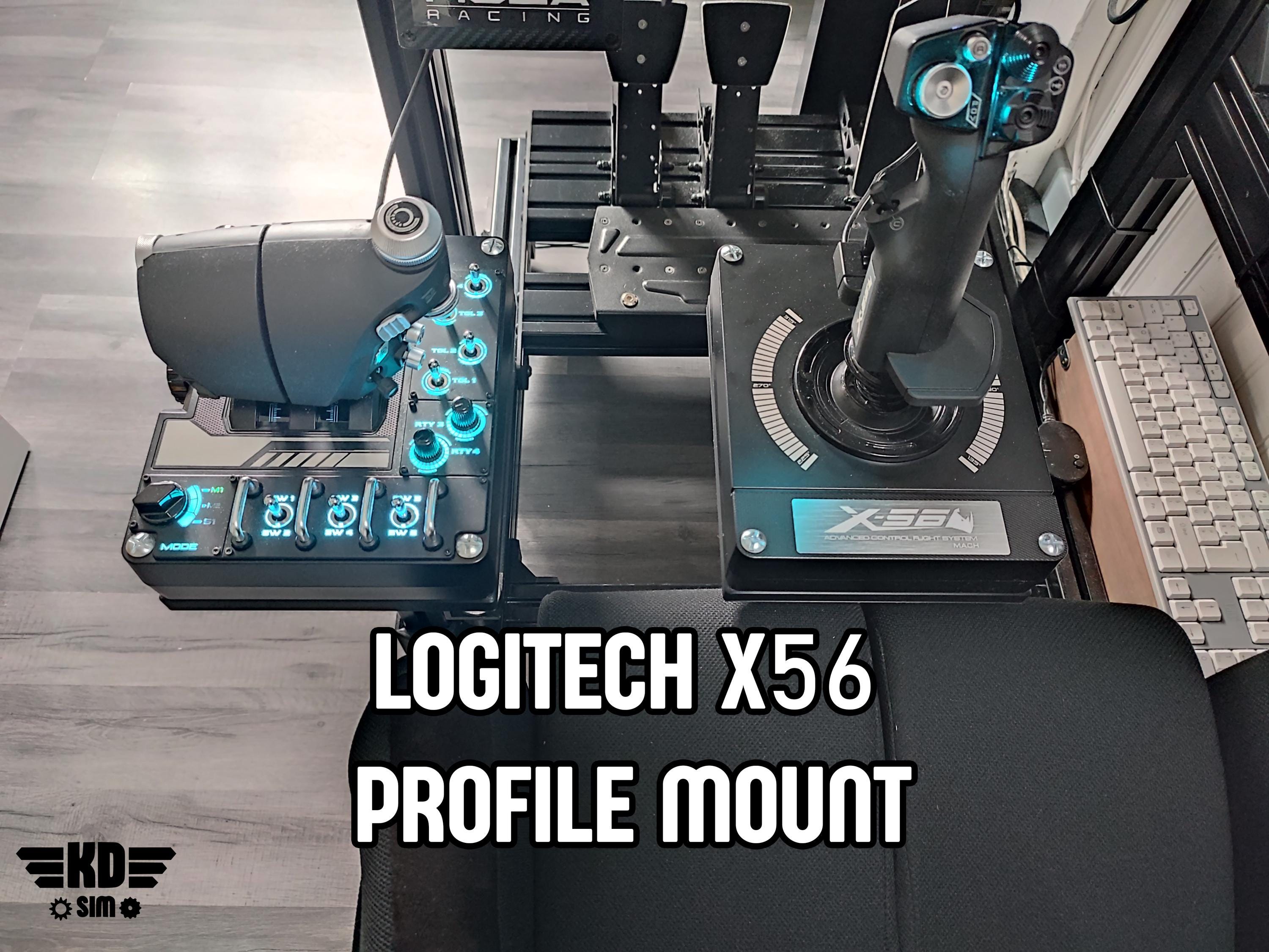Quick Release HOTAS Mount for Logitech X55 / X56 | Aluminium