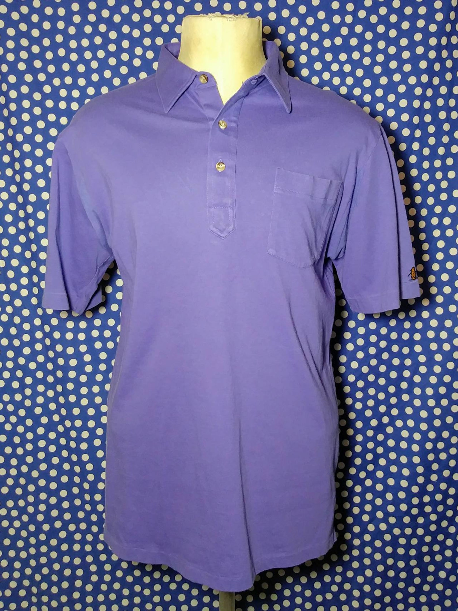 1980's lavender Munsingwear Grand Slam polo shirt small | Etsy