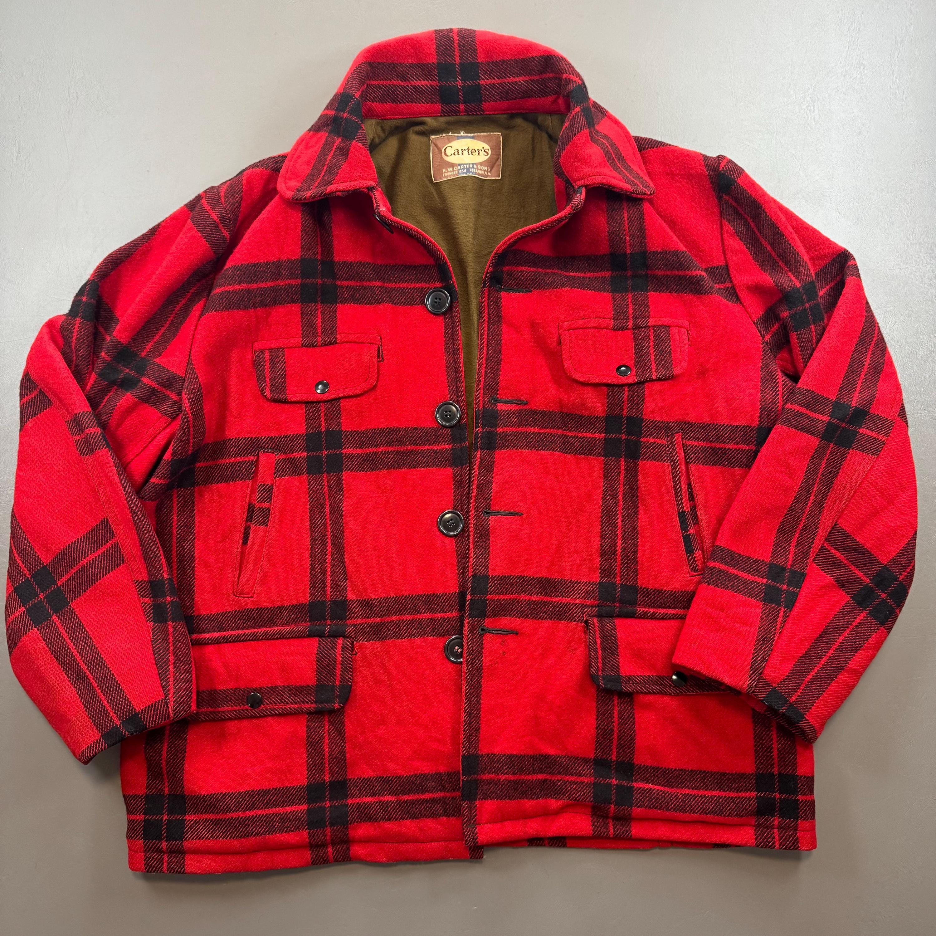 60s Vintage Carter's ハンティングパーカー　USA コットン Carter Hunting Coat - Etsy