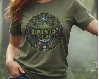 Hedge Witch for Life Tee II | Witchy Nature Graphic Tee
