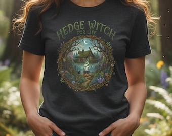 Hedge Witch for Life Tee III | Witchy Nature Graphic Tee