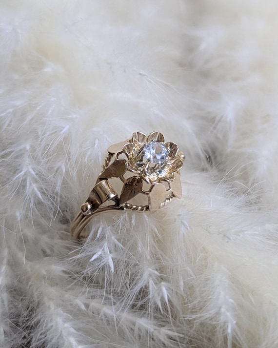 Bague ancienne fin XIXe et Zircon - image 1