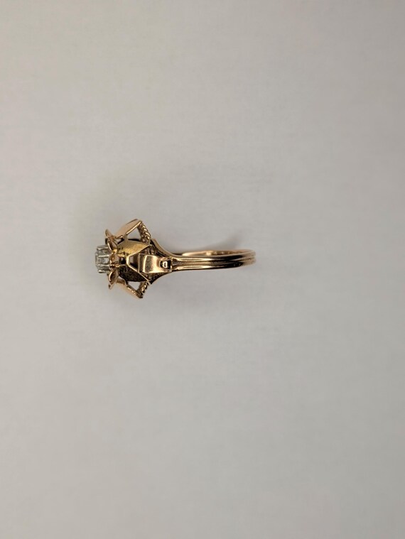 Bague ancienne fin XIXe et Zircon - image 6