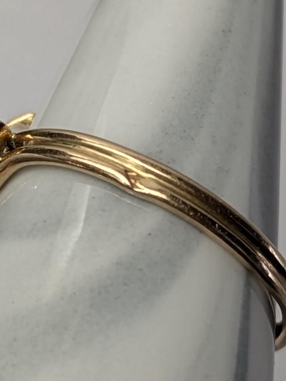 Bague ancienne fin XIXe et Zircon - image 8