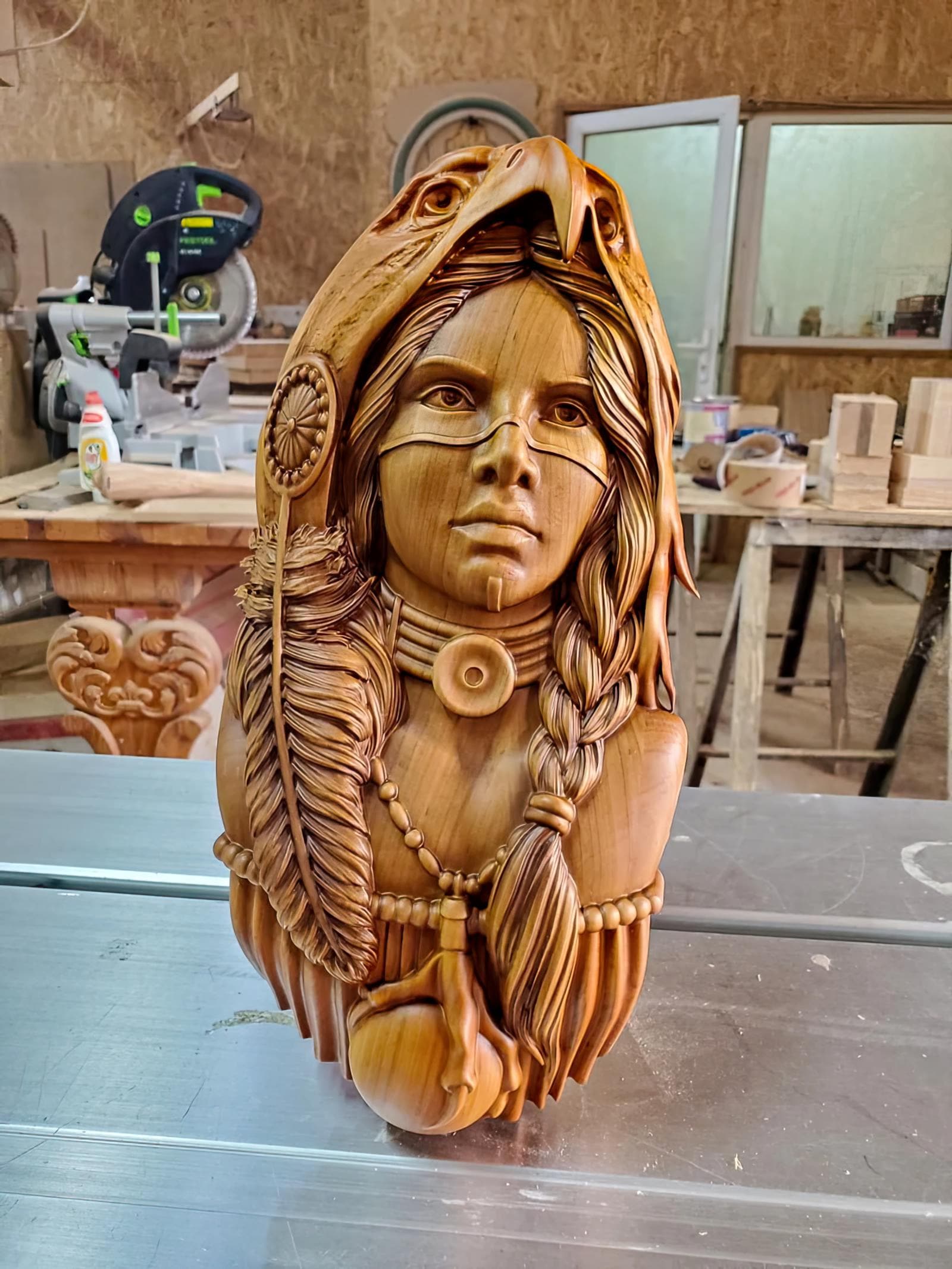 Native american totem carved wood - Etsy 日本