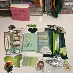 Green Mystical Bookish Bundle — Cozy Stationery & Book Lover Gift Box