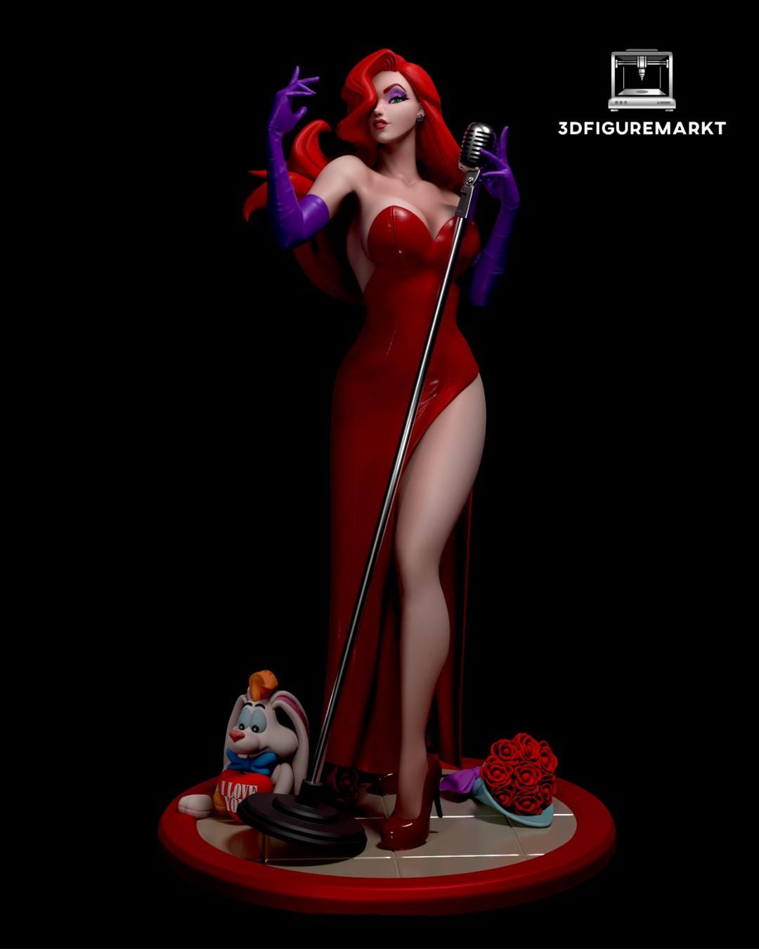 Jessica Rabbit Figure Base This item is unavailable - Etsy
