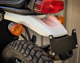 Rear Fender License Plate Bracket - Royal Enfield Scram 411