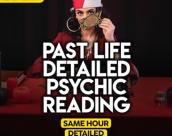 Same Hour Past Life Psychic Reading, Soul Memory & Karmic Energy Insight, Clairvoyant Medium Spiritual Reading, Spirit Guide, Medium Reading