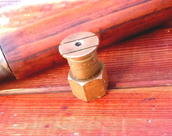 Vintage Rain-O-Mat Brass Sprinkler - 1970s Whittier Engineering Artifact