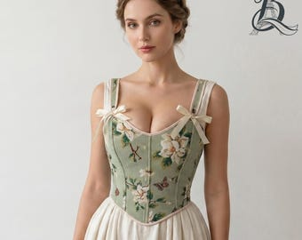 Corset amincissant à double bride et imprimé floral pour femme