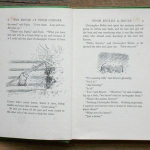 Vintage Winnie the Pooh book illustrated by E. H. Shepard The House at Pooh Corner by A. A. Milne, children's book from the 1960s image 5