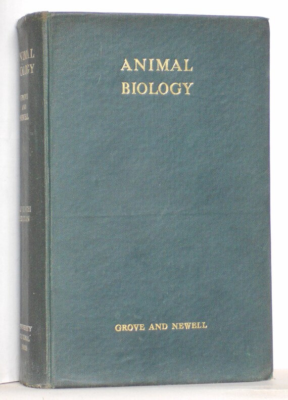 Animal Biology Textbook Ex-library Copy. - Etsy