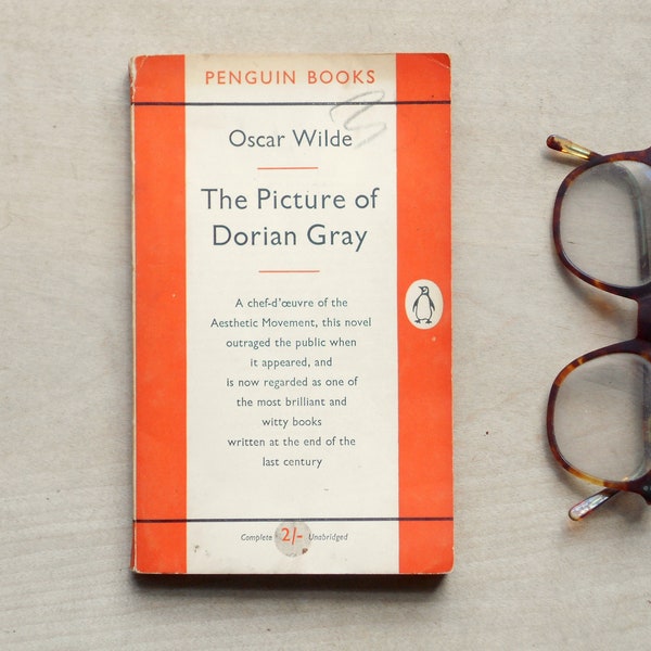 The Picture of Dorian Gray Oscar Wilde novel  orange penguin paperback