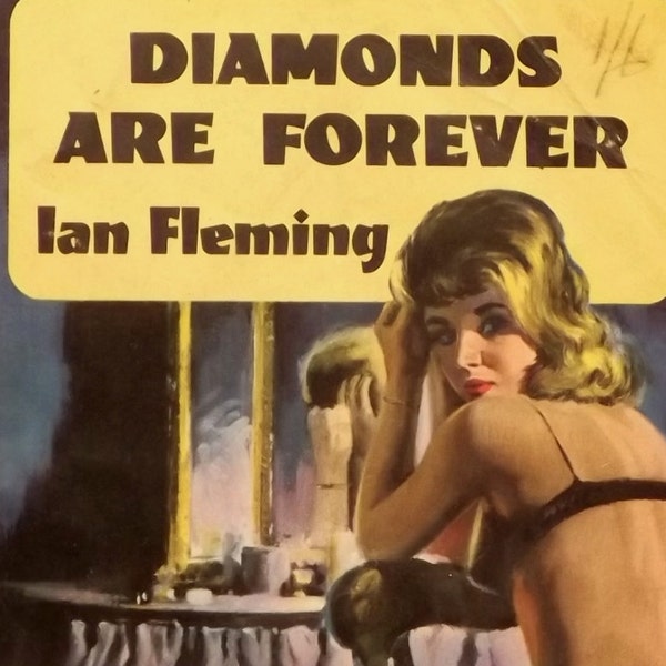 1960s James Bond book Diamonds are Forever by Ian Fleming paperback book