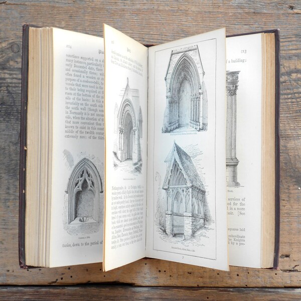 Antique Gothic Book Etsy