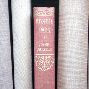 Mansfield Park by Jane Austen illustrated by P. B. Hickling, vintage 1920s book.