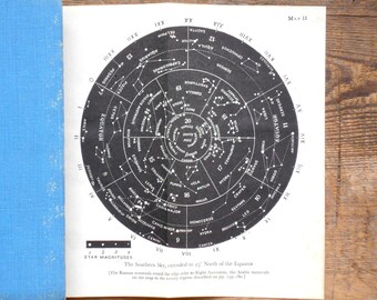 Astronomy book, vintage 1940s, The Stars in Their Courses by Sir James Jeans