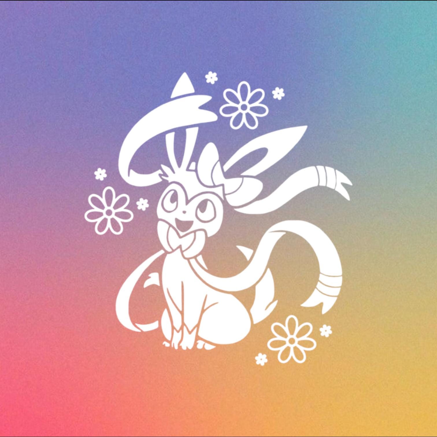 Sylveon Vinyl Decal | Pokemon | Water Bottle, Car, Laptop, Binder ...