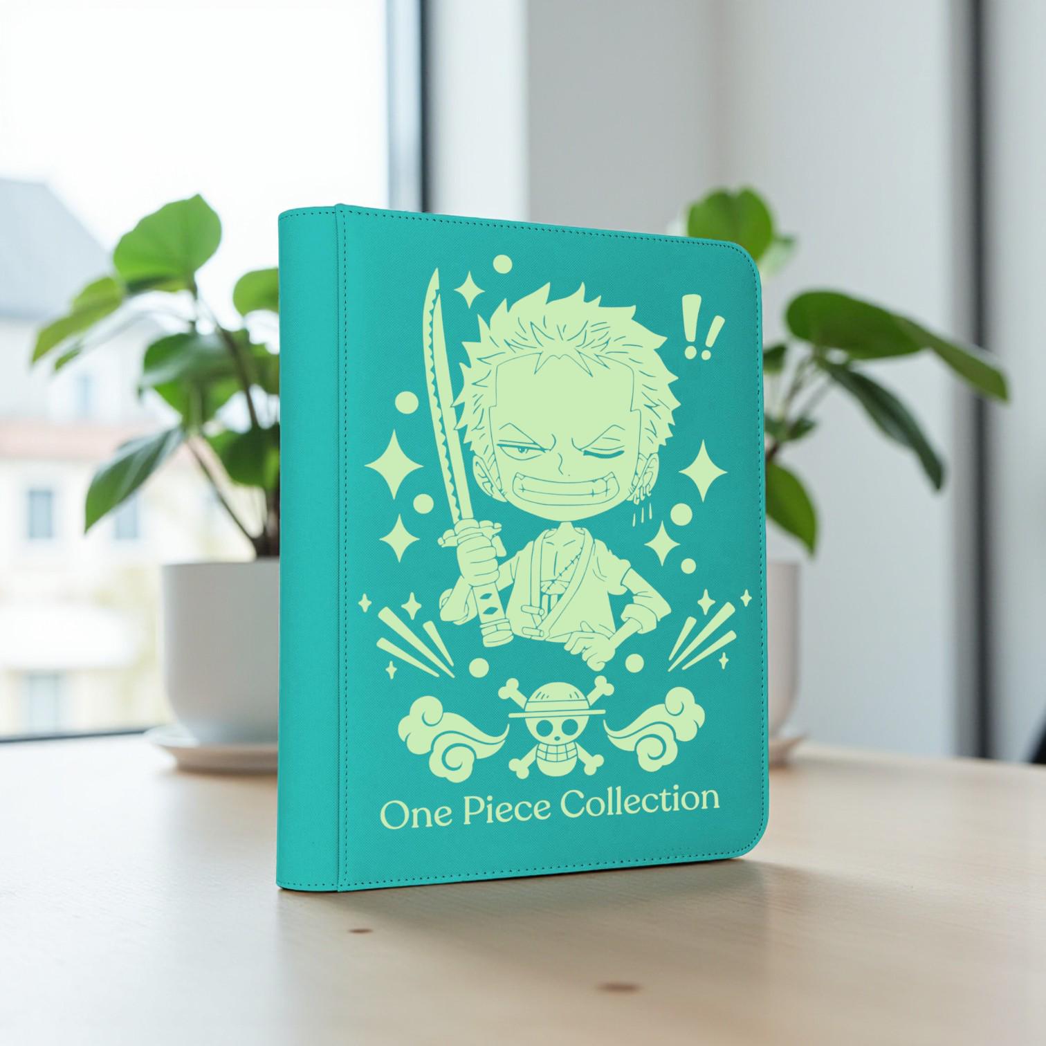 ONE PIECE Laminated Card Collectionラミネート One Piece TCG | 4 Pocket Custom Personalized Zip Card Binder - Etsy