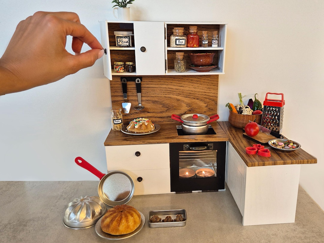 Mini Kitchen Set That Works! Real Mini Stove, Cookware & Utensils ...