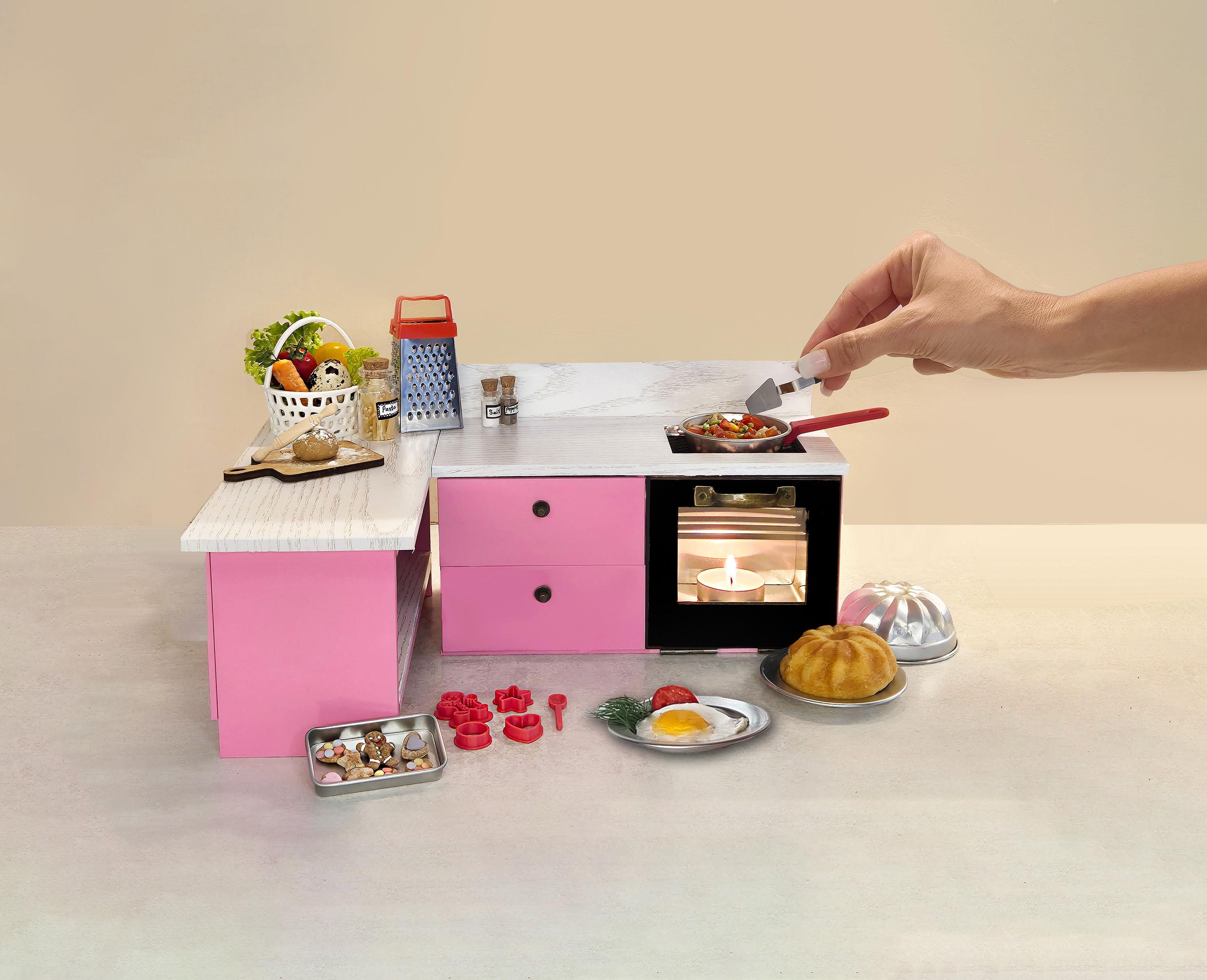 Mini Kitchen Set That Works With a Tea Candle – Real Tiny Cooking