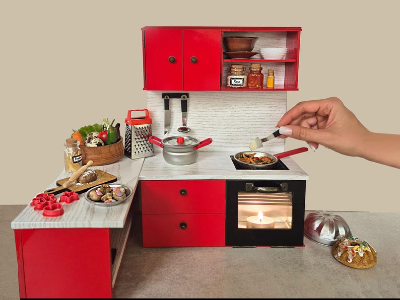 Smal Real Cooking Set Real Working Mini Kitchen Set – Includes All Mini Cooking Cookware. - Etsy